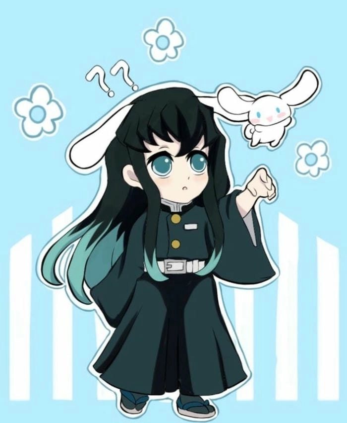 Mô hình muichirou chibi trang trí bàn học