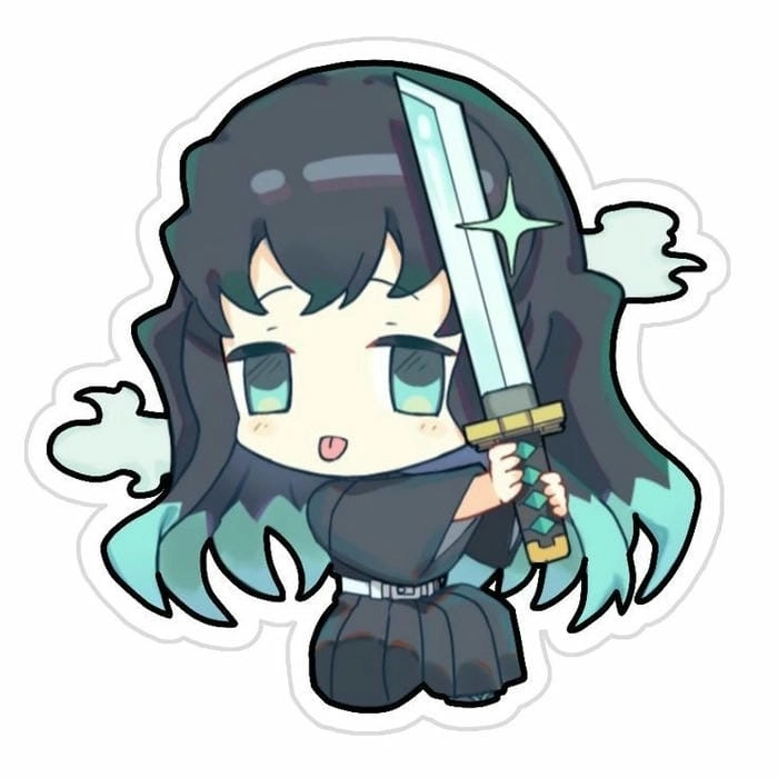 Hình muichirou chibi phù hợp fan kimetsu
