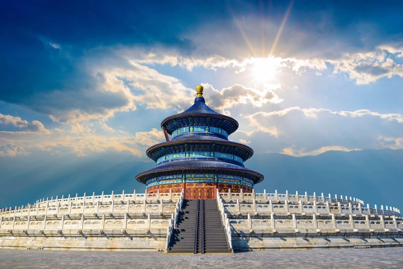 Phong cảnh mùa đông Trung Quốc phủ tuyết ấn tượng