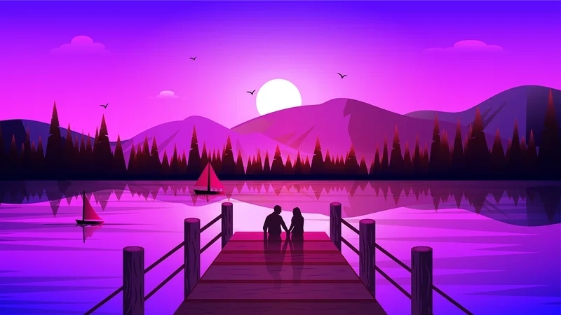 Ảnh phong cảnh đẹp lãng mạn cảm xúc.