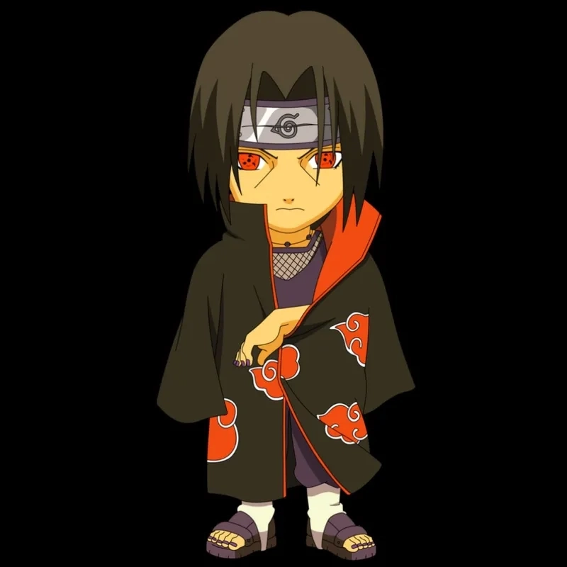 Itachi wallpaper chibi phù hợp làm hình nền cute.