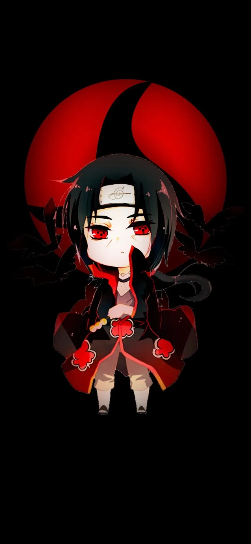 Itachi chibi pin phù hợp cài balo áo khoác.