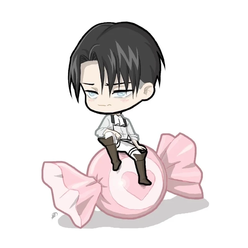 Levi Ackerman chibi được fan AOT yêu thích.