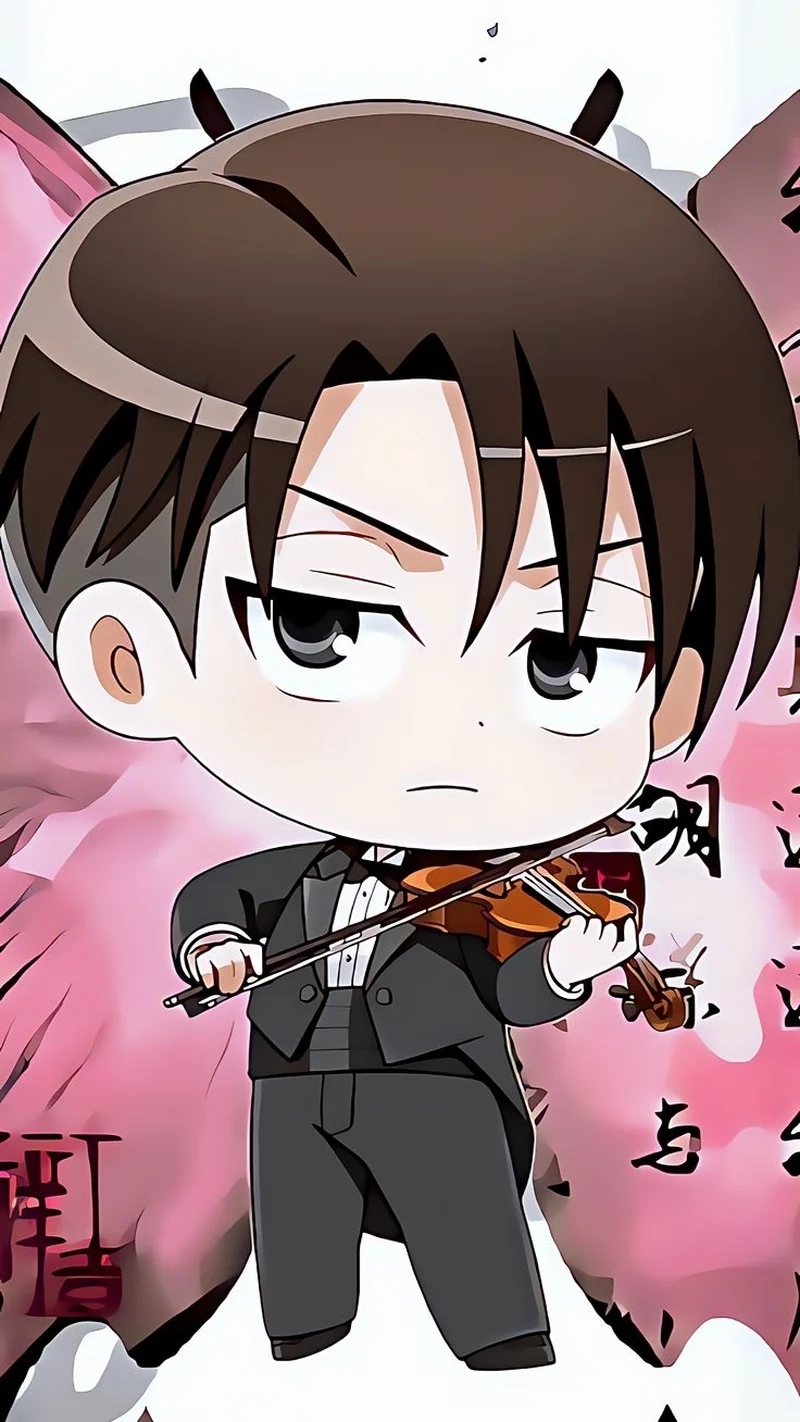Ảnh Levi chibi phù hợp làm avatar cá tính.