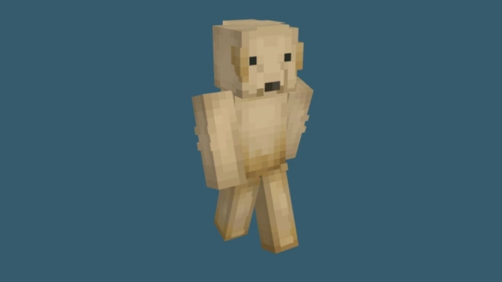 minecraft meme skin tạo phong cách troll vui nhộn.