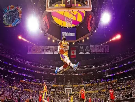 Những khoảnh khắc đáng nhớ trong trận đấu NBA qua hình ảnh