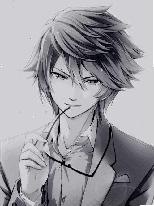 Ảnh Anime boy đen trắng đẹp trai nhất, phong thái lịch lãm