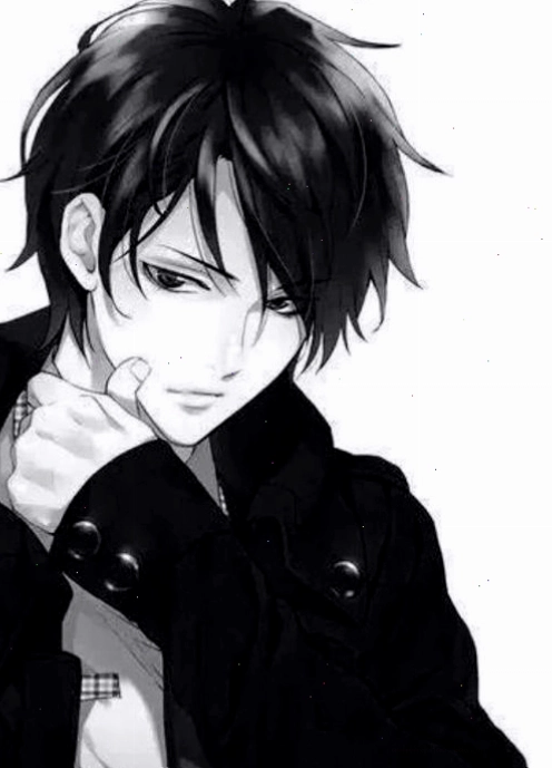 Ảnh Anime boy đen trắng lạnh lùng đẹp trai nhất