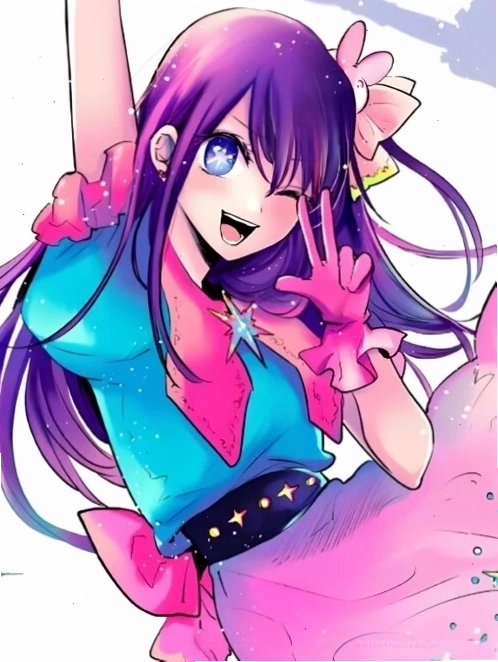 Ảnh anime chào với biểu cảm hài hước