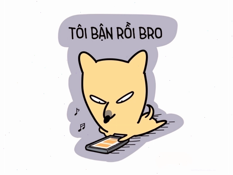 Ảnh chế hài hước về sự bận rộn
