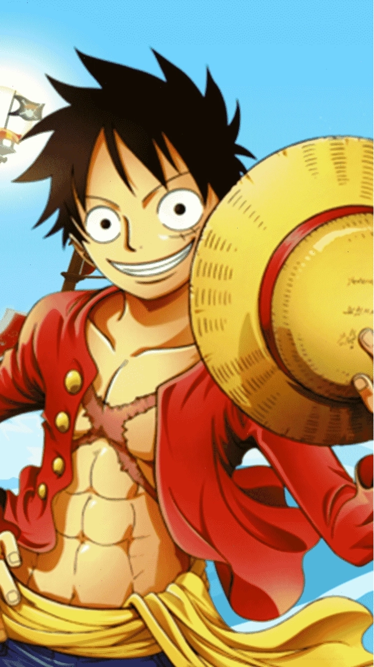Ảnh nền điện thoại One Piece anh chàng mũ rơm
