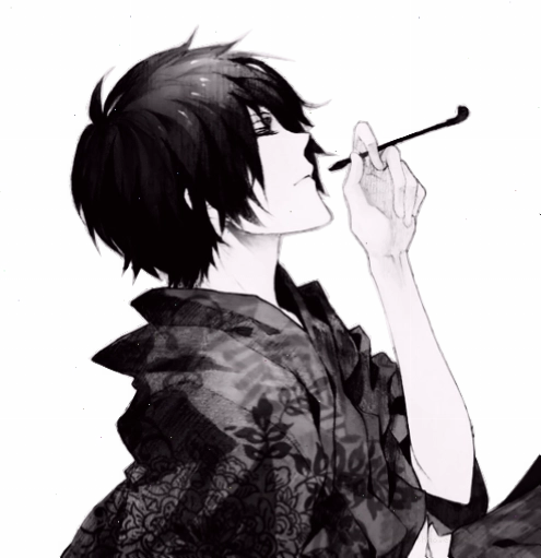 Anime boy đen trắng lạnh lùng cá tính đẹp trai nhất