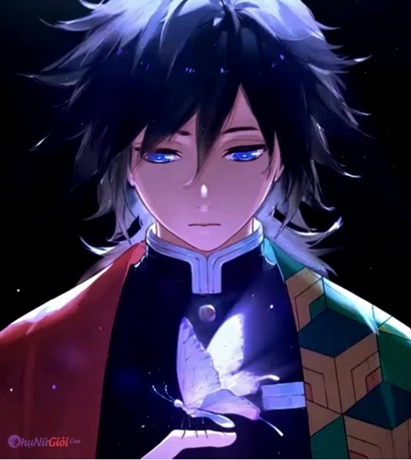 Avatar anime buồn với đôi mắt sâu thẳm