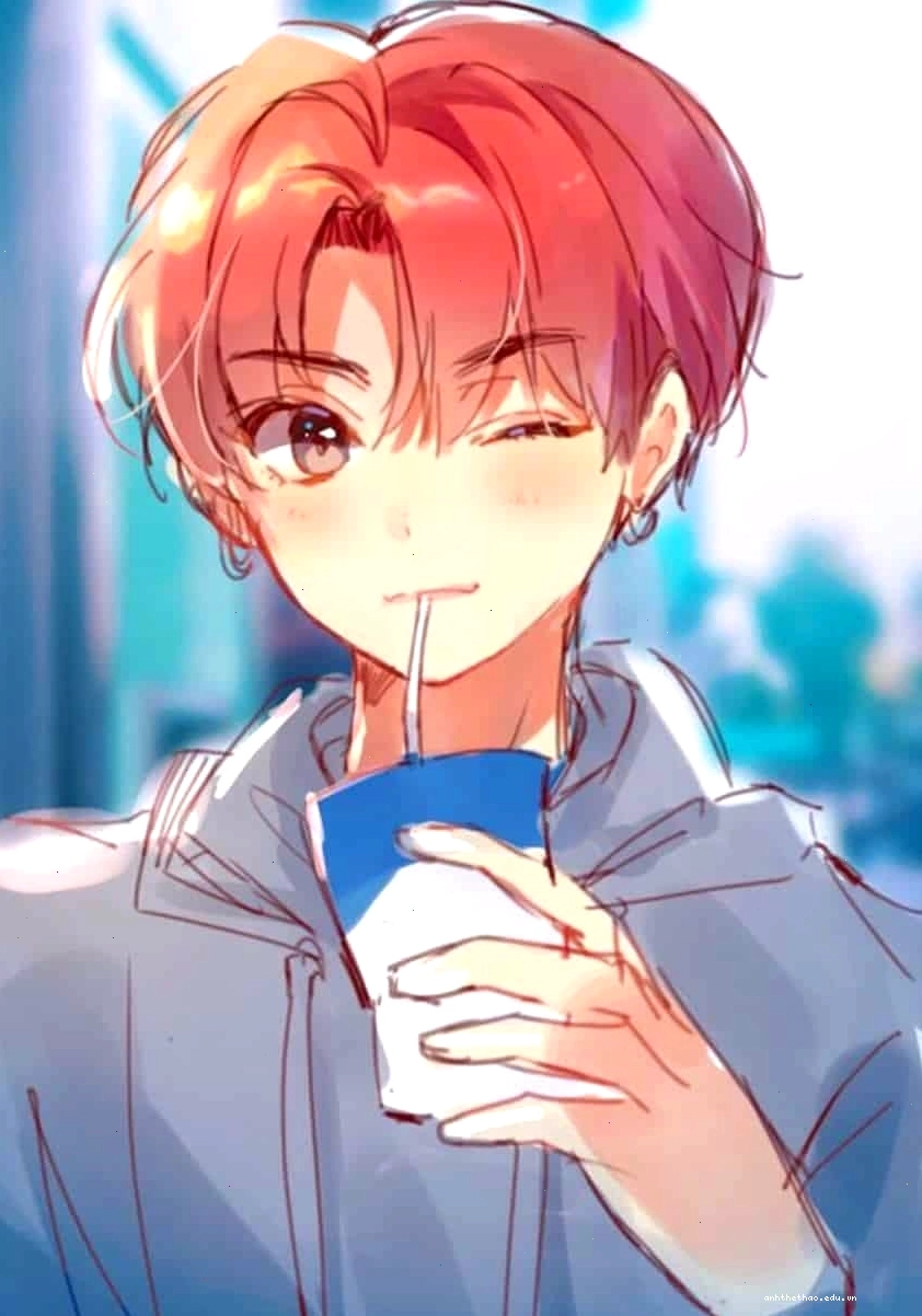 Avatar anime nam cute đáng yêu với nụ cười rạng rỡ