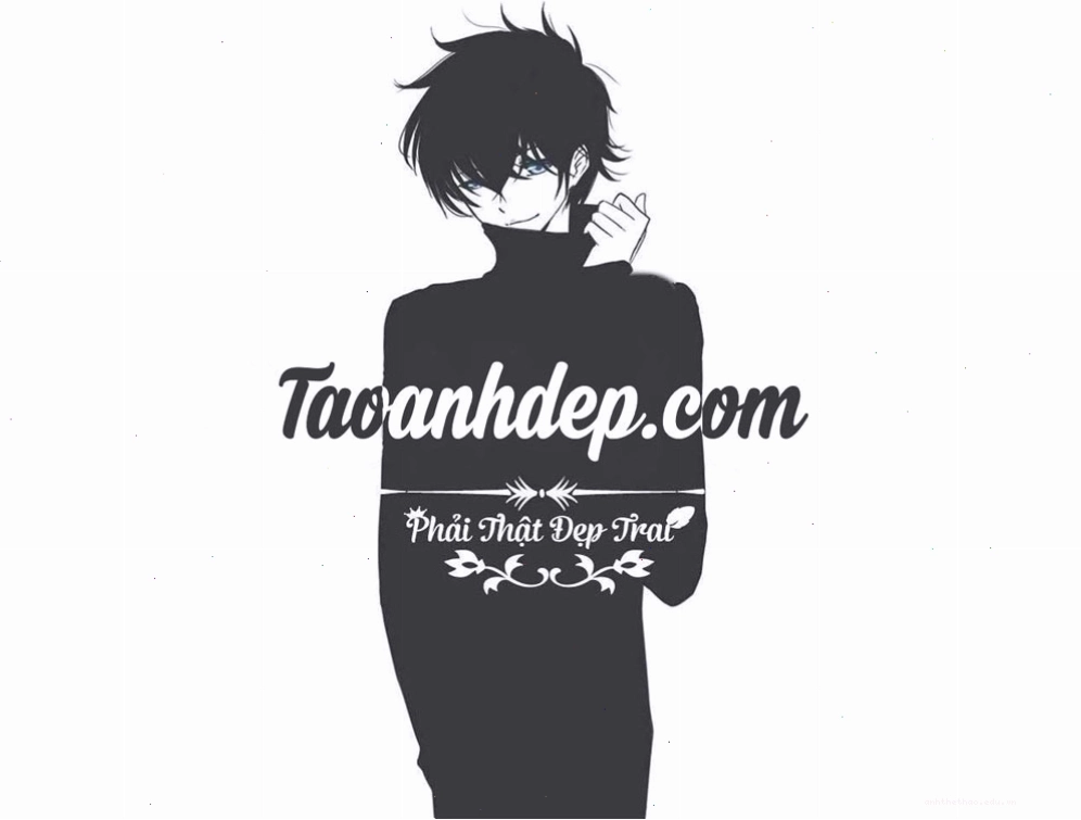 Avatar anime nam tóc trắng vàng