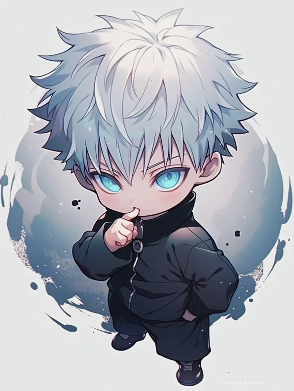 Avatar Gojo 4k chibi cực ngầu và đáng yêu