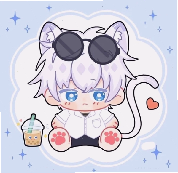 Avatar Gojo chibi cute với đôi mắt long lanh