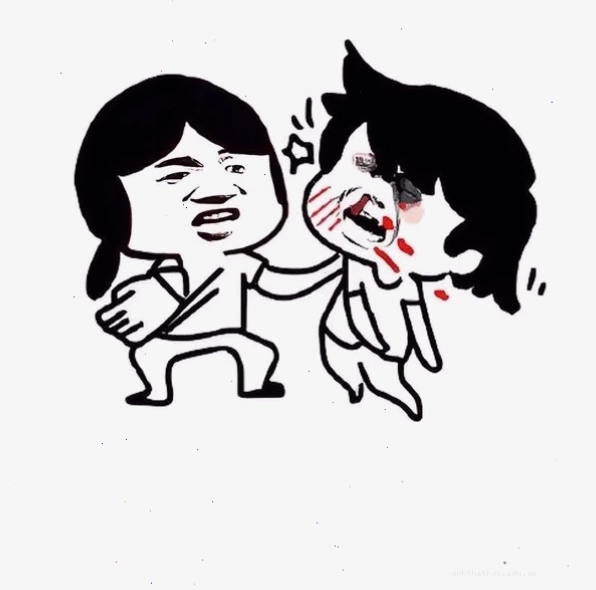 Biểu cảm ngạc nhiên sau cú tát trong meme