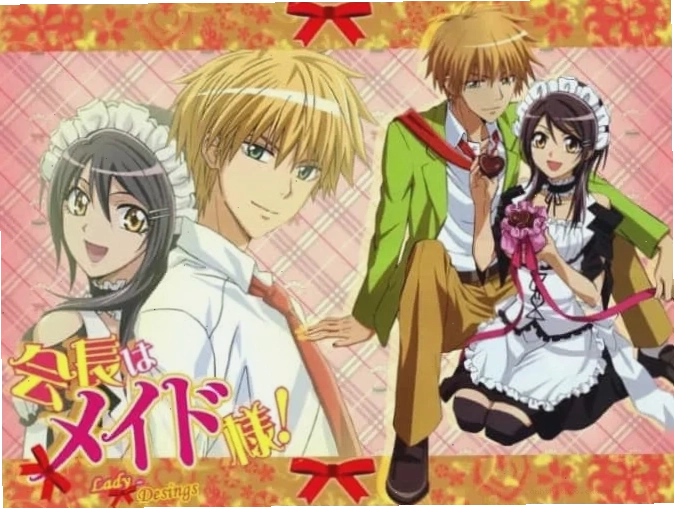 Cảnh phim anime hài hước với nhiều nhân vật