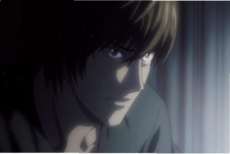 Cảnh trong anime Death Note với sự xuất hiện của Ryuk
