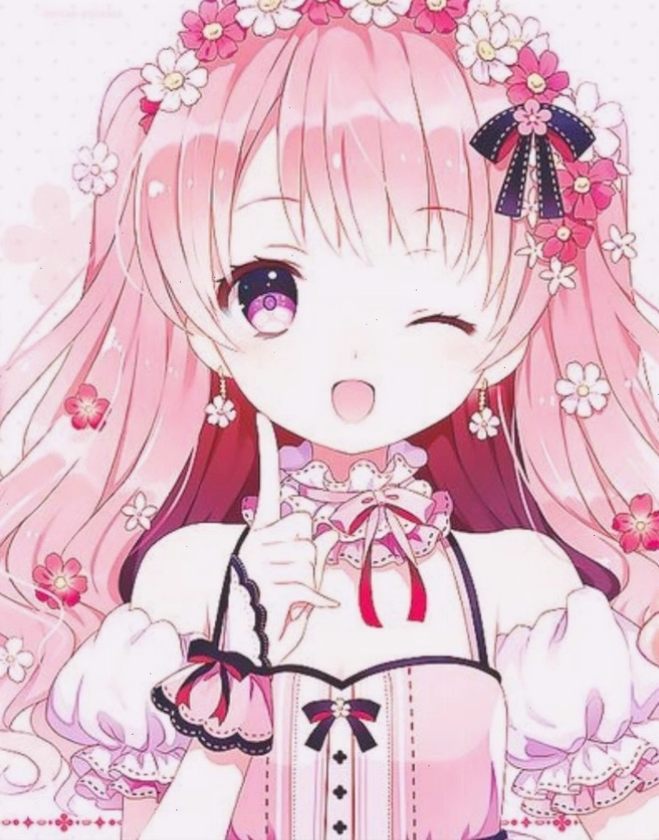 Cô gái anime mlem với ánh nhìn cuốn hút