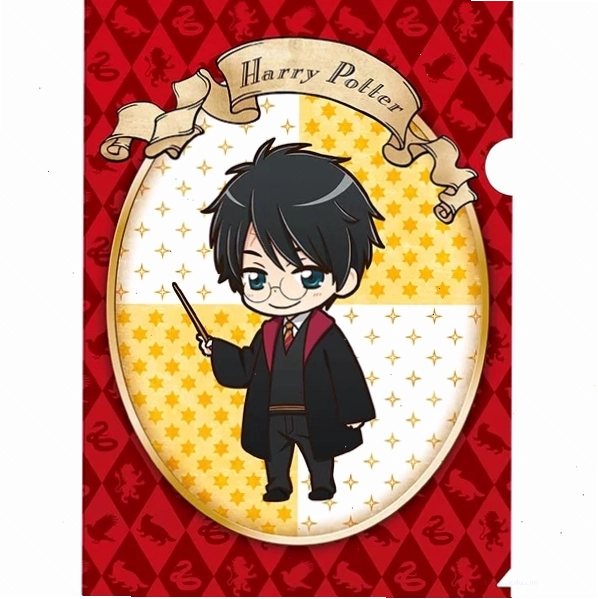 Harry Potter phiên bản anime với nét vẽ trẻ trung và đôi mắt biểu cảm