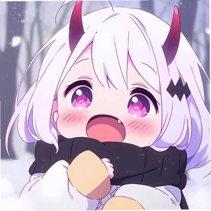 Hình ảnh ác quỷ anime chibi dễ thương, biểu cảm vui nhộn
