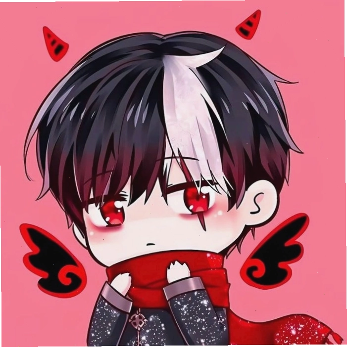 Hình ảnh ác quỷ anime chibi dễ thương và đáng yêu