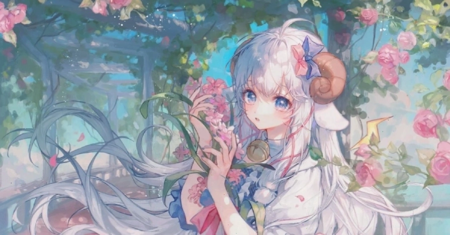 Hình nền 3D Anime với cảnh quan thành phố giả tưởng