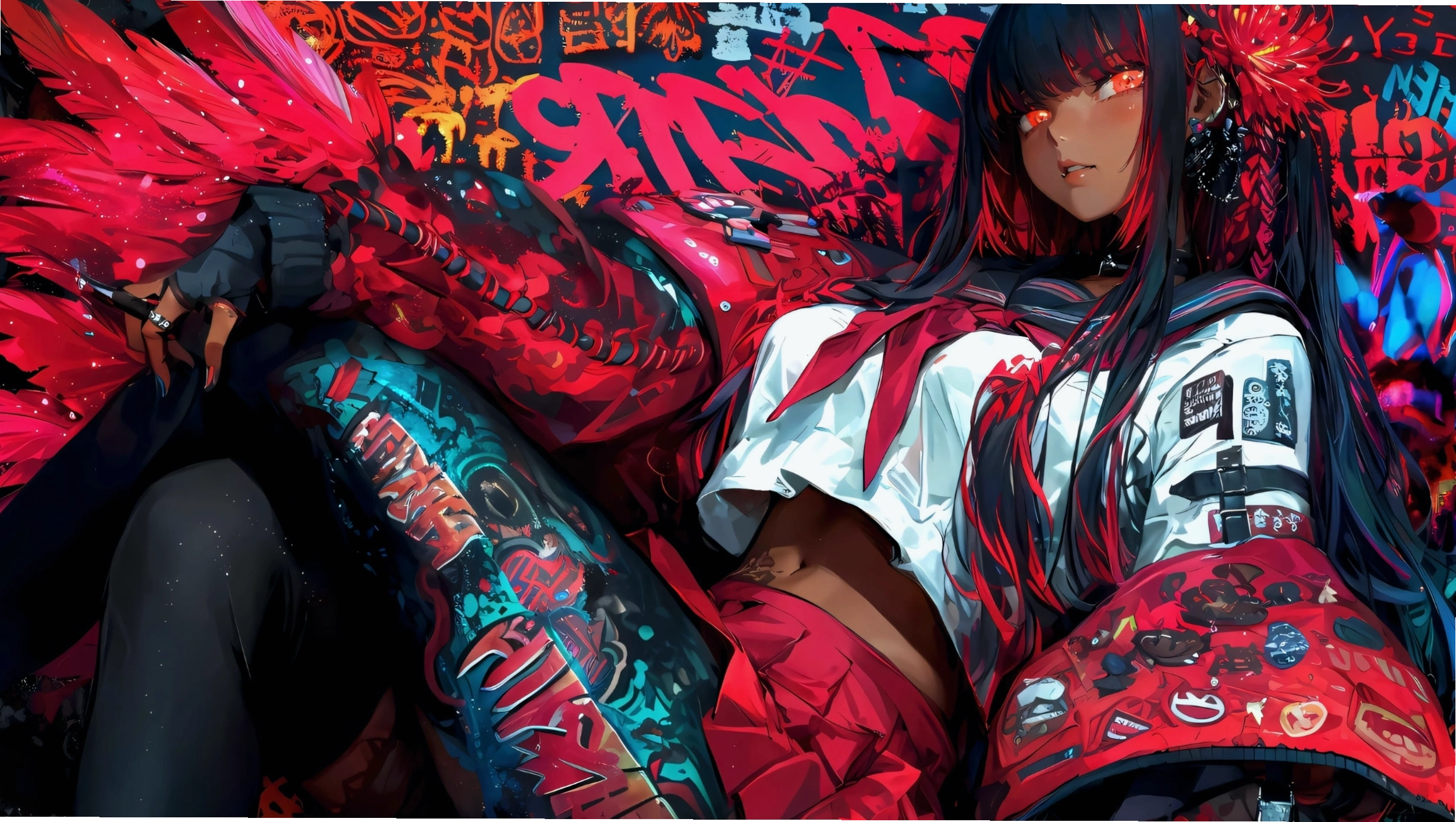 Hình nền anime 4k cute nam nữ ngầu