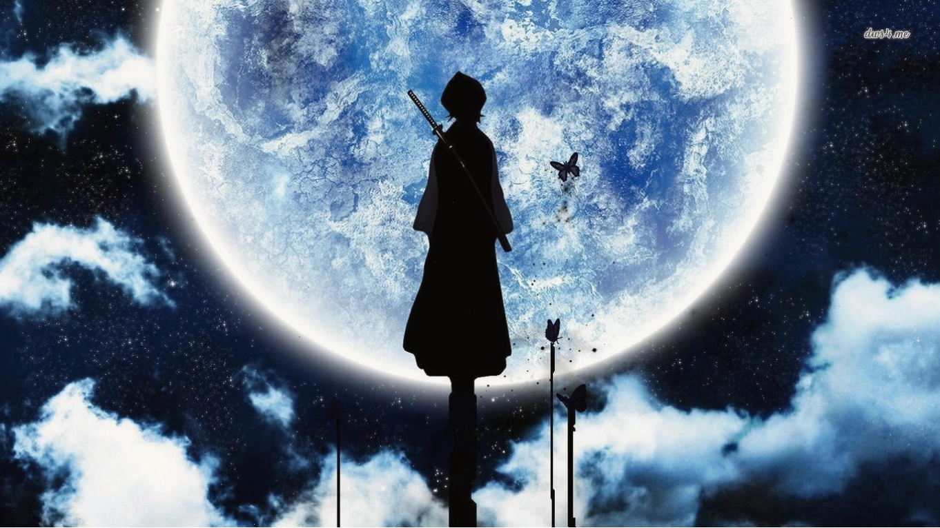 Hình nền anime cô gái với phong cách nghệ thuật độc đáo, độ phân giải 1366x768