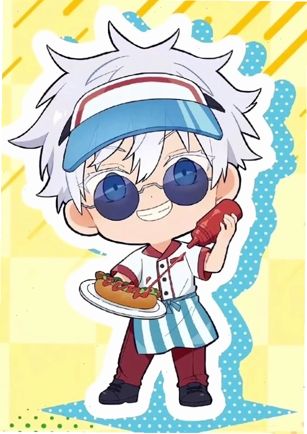 Hình nền Gojo cute chibi cho điện thoại