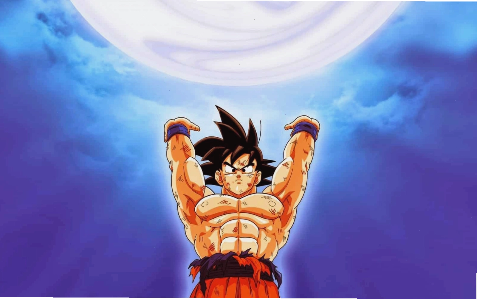 Hình nền Goku 4K mạnh mẽ thể hiện ý chí kiên cường