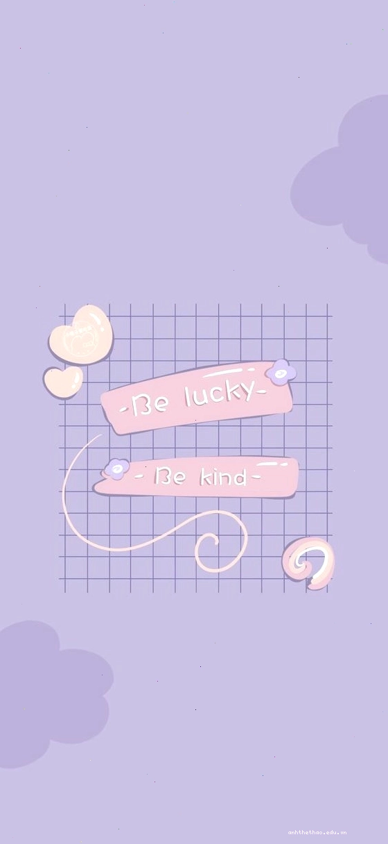 Hình nền iPad màu tím cute