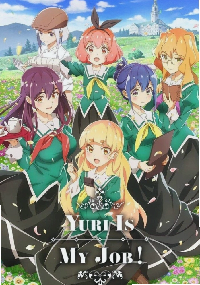 Khung cảnh lãng mạn trong một bộ anime yuri