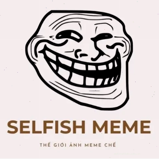 Logo Selfish Meme với hình ảnh chú hổ cách điệu