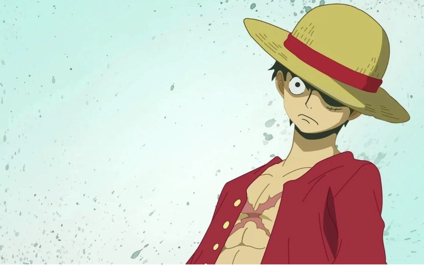 Luffy nghiêm túc trong trận chiến, một hình ảnh anime đầy cảm hứng