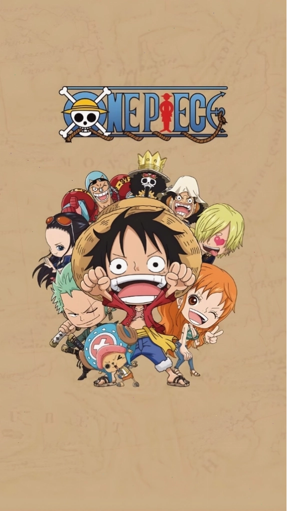 Luffy và bạn bè trong phiên bản chibi đáng yêu