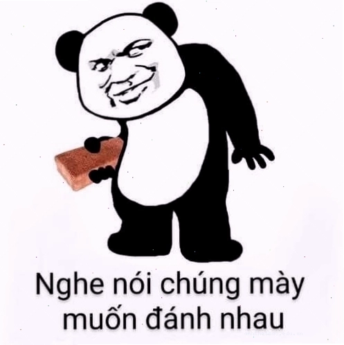 Meme đấm nhau thể hiện sự khó chịu