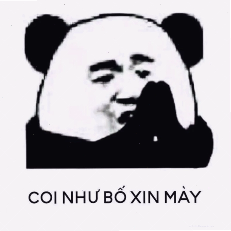 Meme em bé năn nỉ với biểu cảm đáng yêu