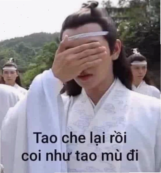 Meme giả vờ mù