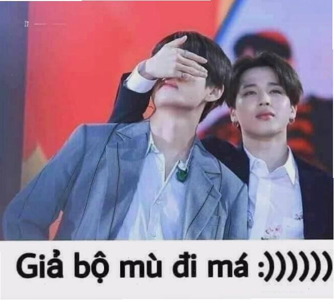 Meme giả vờ mù hài hước