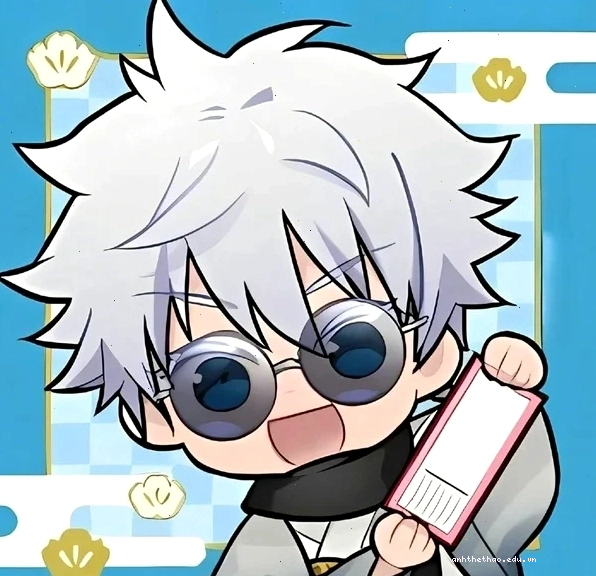 Meme Gojo chibi hài hước