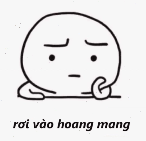 Meme hoang mang hài hước với biểu cảm kinh ngạc tột độ