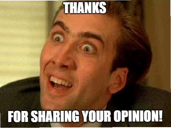 Meme "thanks for sharing" hữu ích