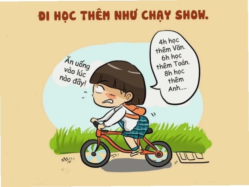 Meme về tình trạng đi học hiện tại