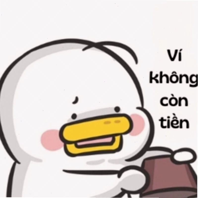 Meme vui nhộn về việc hết tiền và tìm cách xoay sở