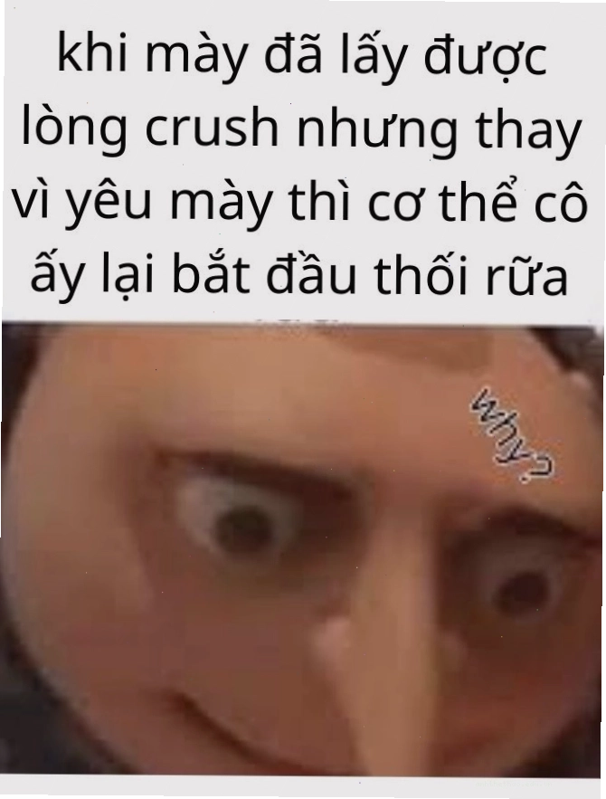 Một ví dụ về dark meme với yếu tố bất ngờ và hài hước đen tối