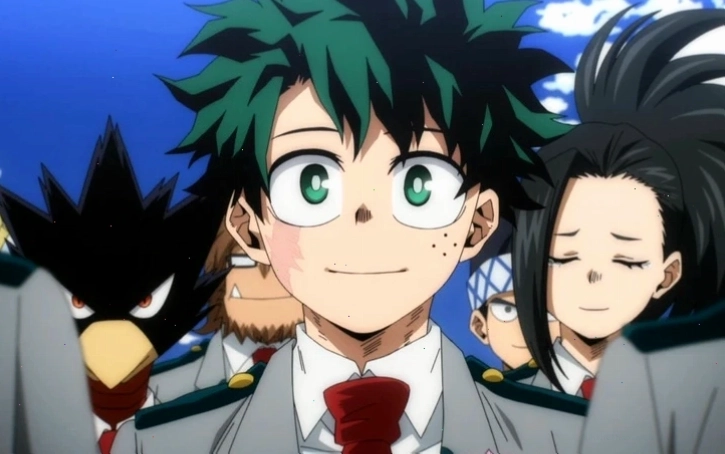 Nhân vật từ My Hero Academia, một ví dụ về thiết kế nhân vật anime ấn tượng