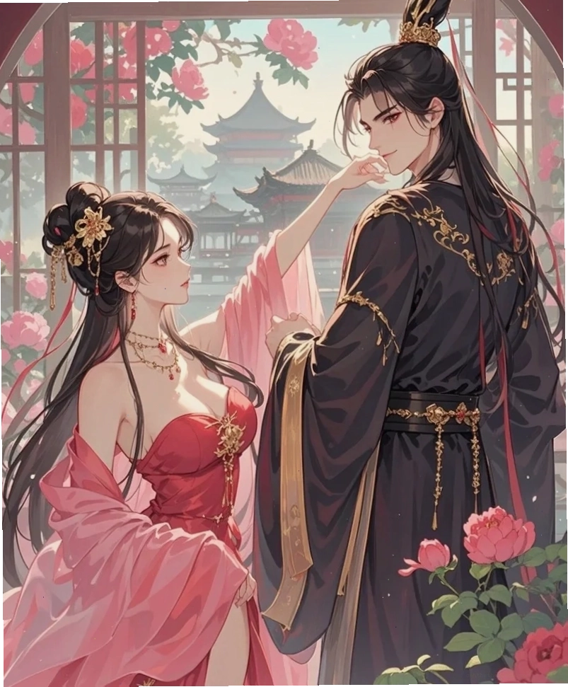 Nữ nhân vật anime Trung Quốc với phong thái quý tộc